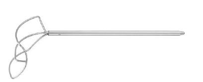 ХАРТ XS ПЕРЕДСЕРДНИЙ ГАЧОК ЖОРСТКИЙ ПО КУЛІ , 240 мм, глибина щелепи: 60 мм, ширина щелепи 45 мм